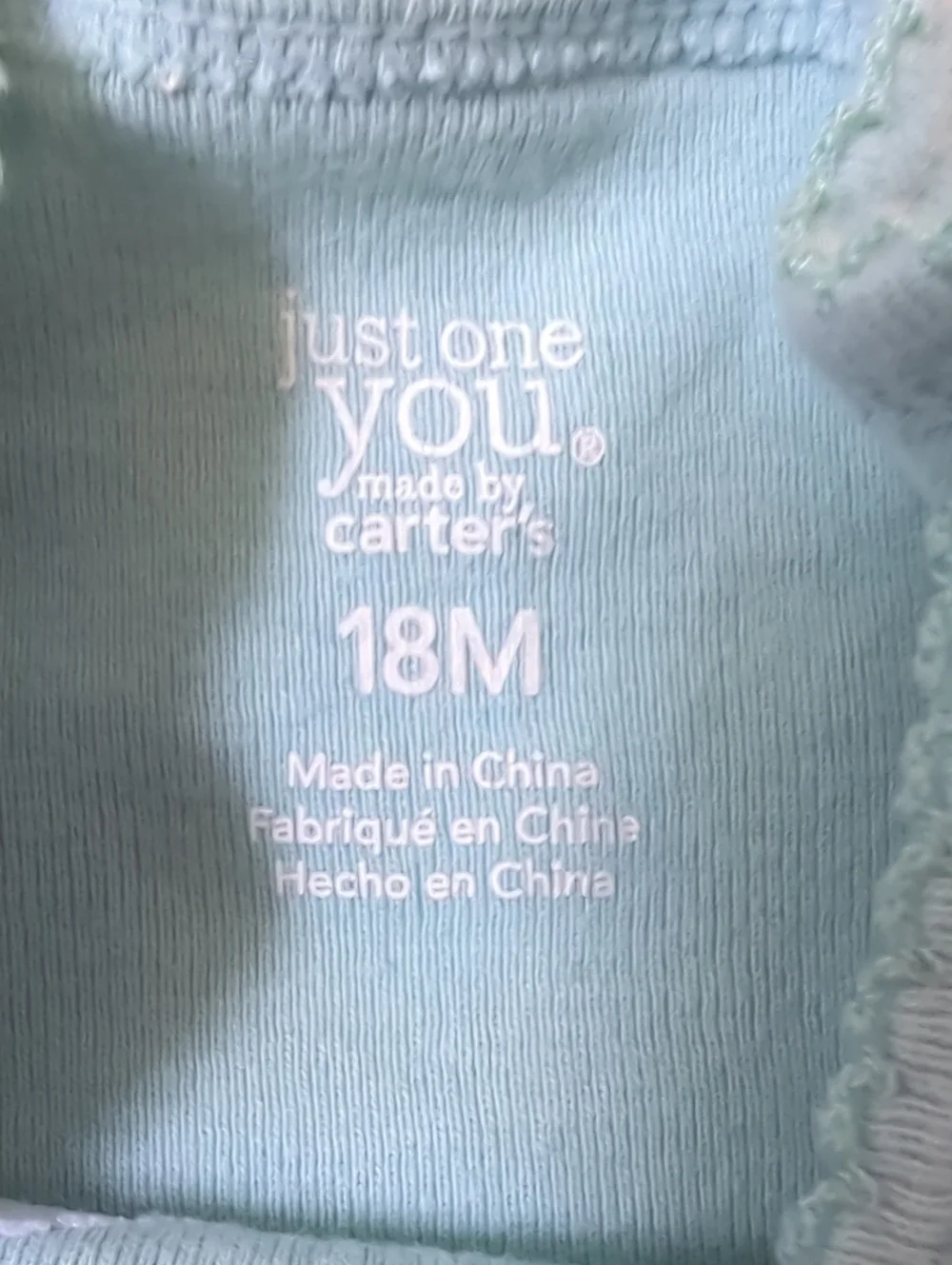 Carter's Light Blue 'Just Like Mommy' Baby Bodysuit